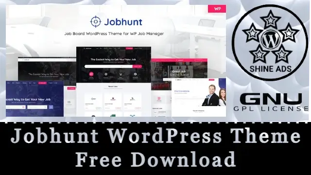 Jobhunt WordPress Theme Free Download v2.2.2