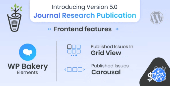 Journal Research Publication WordPress Plugin Free Download v5.0.1