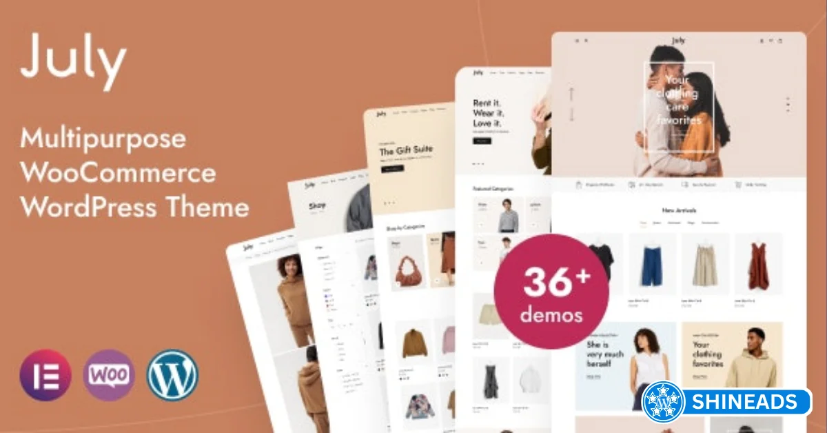 July – eCommerce WordPress Theme  Free Download v1.1.3