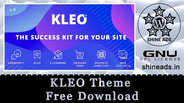 KLEO Theme Free Download v5.1.0