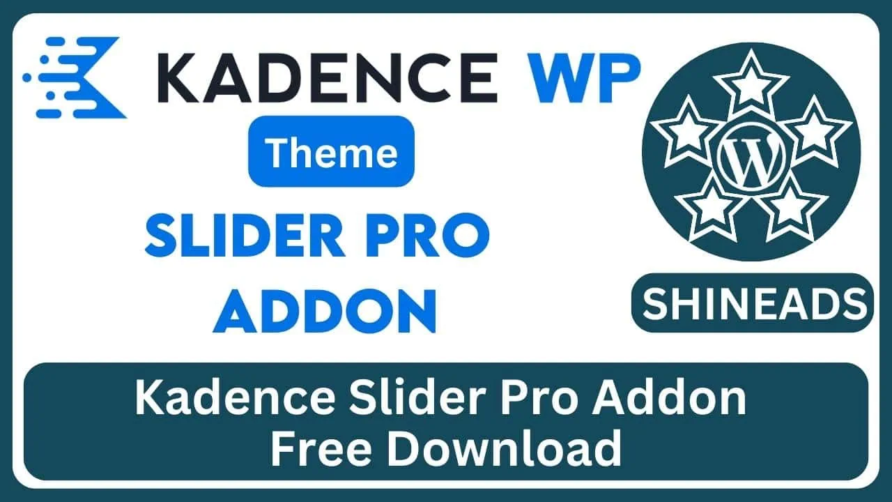Kadence Slider Pro Addon Free Download v2.3.7