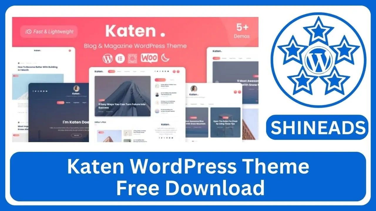 Katen WordPress Theme Free Download v1.1