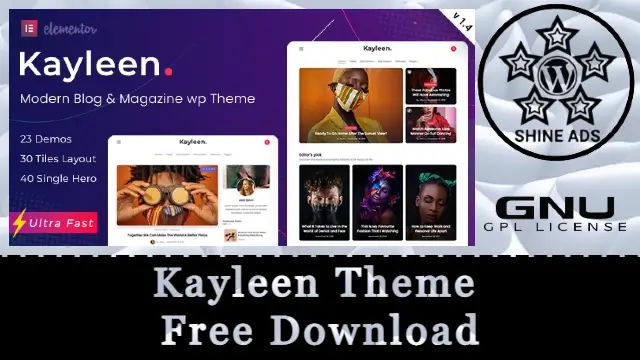 Kayleen Theme Free Download v3.3