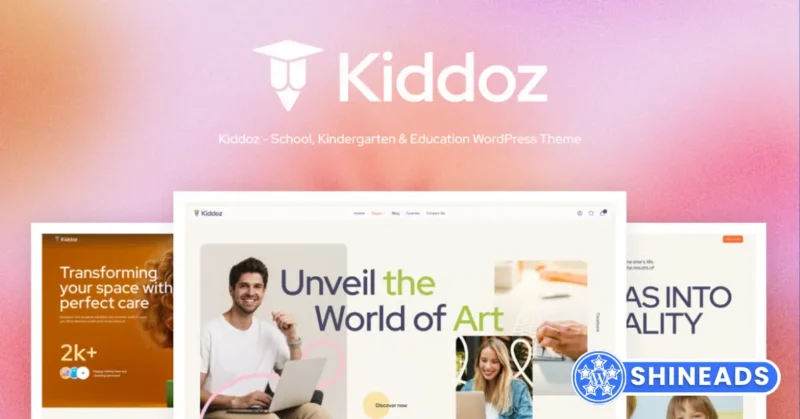 Kiddoz – School, Kindergarten & Education WordPress Theme Free Download 1.5.0