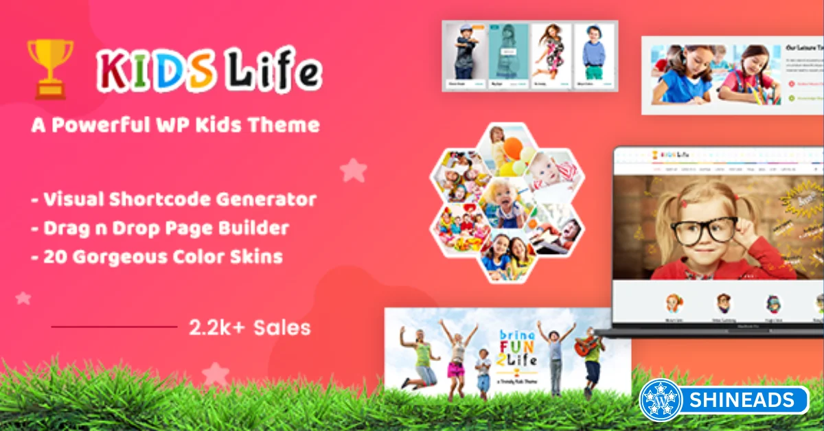 Kids Life Theme – Children School WordPress Theme Free Download v5.1
