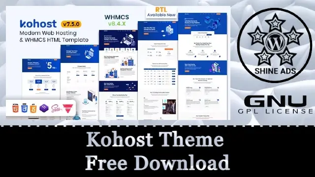 Kohost Theme Free Download v6.7.0