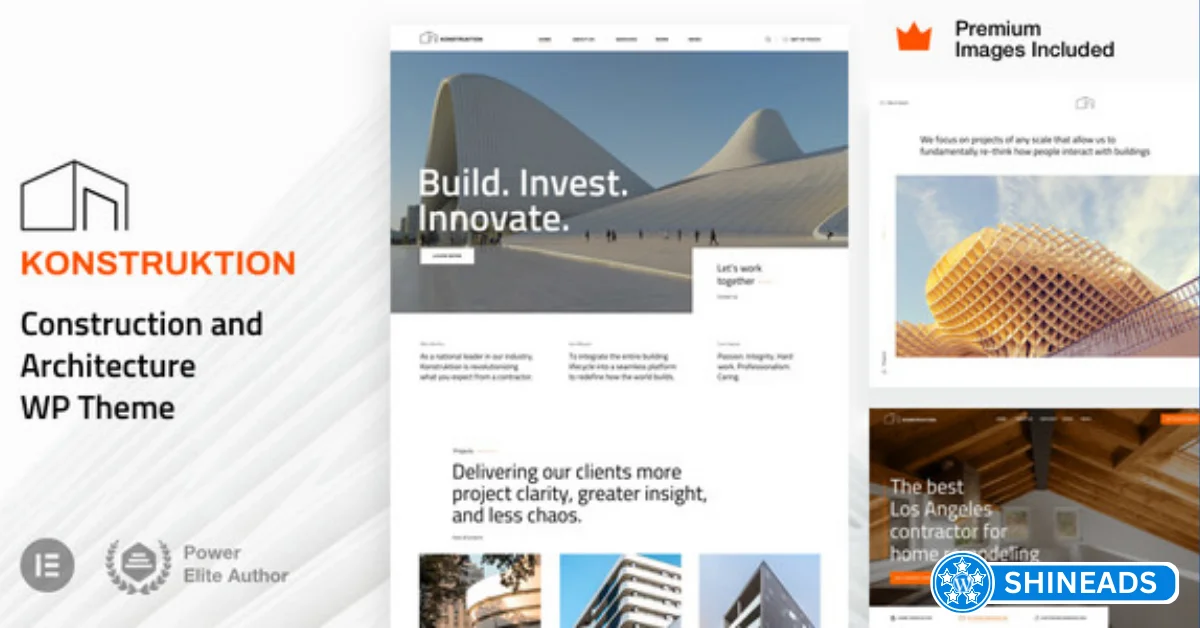Konstruktion Theme – Construction Architecture WordPress Theme Free Download v31
