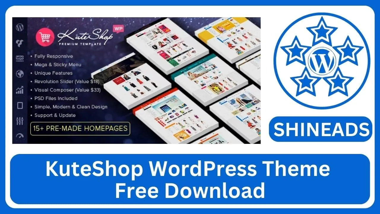 KuteShop WordPress Theme Free Download v4.3.0