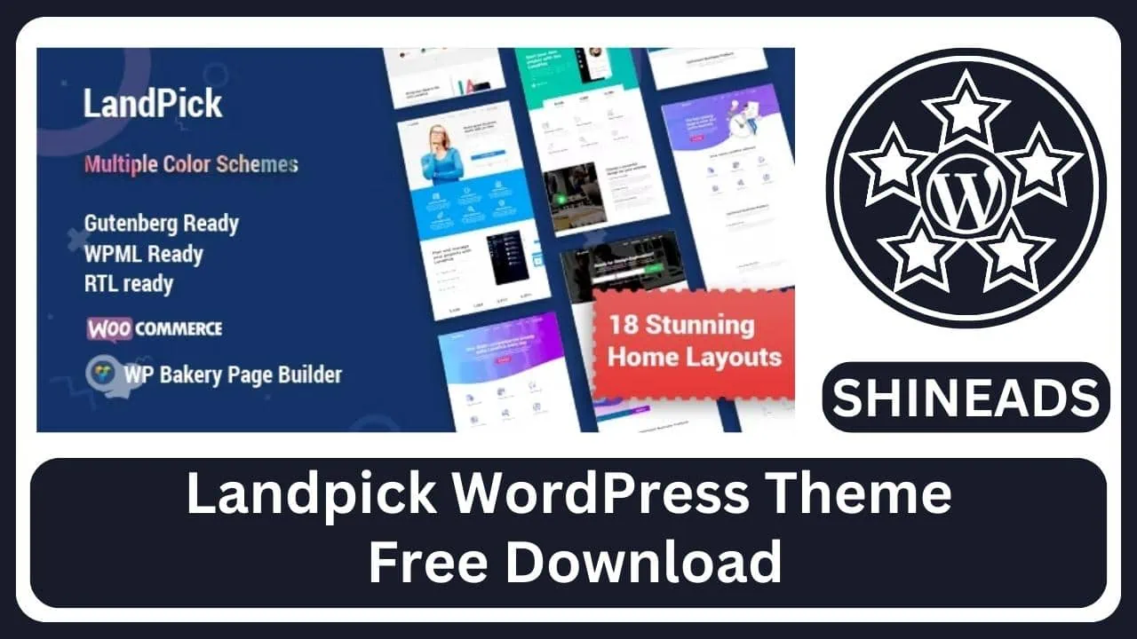 Landpick WordPress Theme Free Download v1.5.0