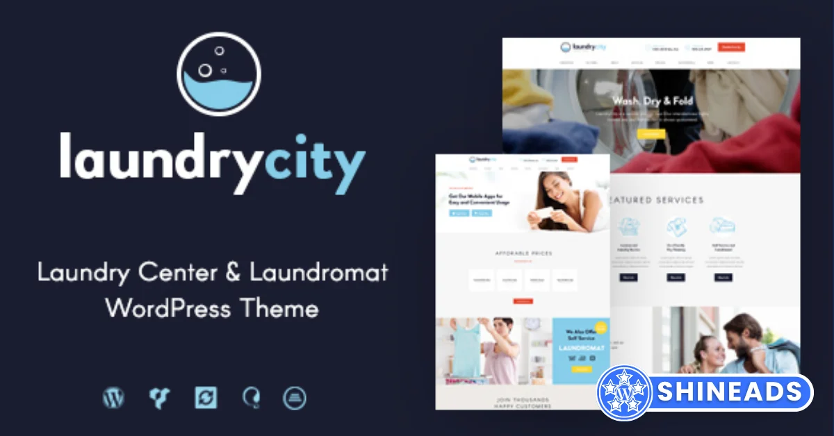 Laundry City Theme – Dry Cleaning & Washing Services WordPress Theme Free Download v1.2.18