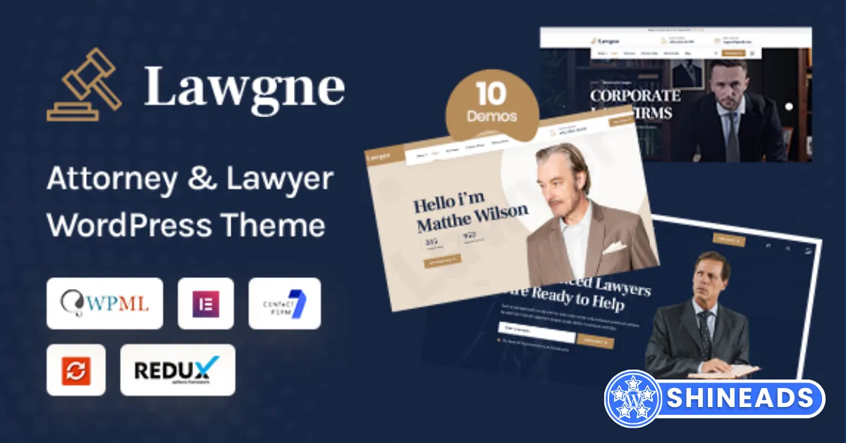 Lawgne – Lawyer & Attorney WordPress Theme Free Download v1.0.9
