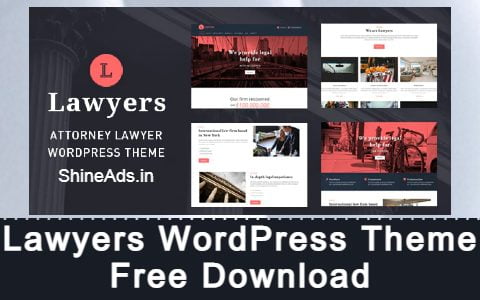 Lawyers WordPress Theme Free Download v4.5.4