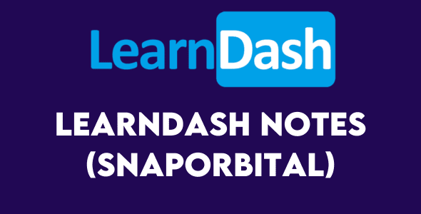 LearnDash Notes Free Download v1.6.15