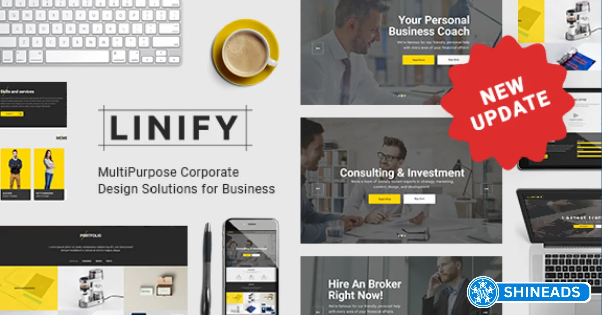 Linify Theme – Multipurpose Corporate WordPress Theme Free Download v1.9.2