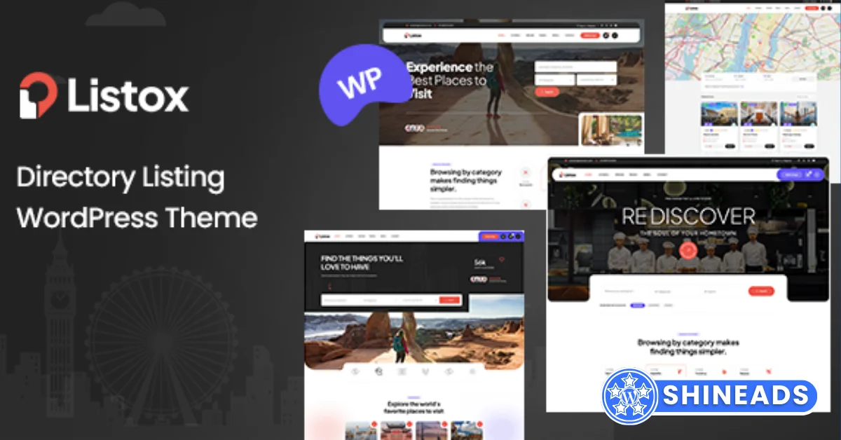 Listox – Directory Listing WordPress Theme  Free Download v1.0.0