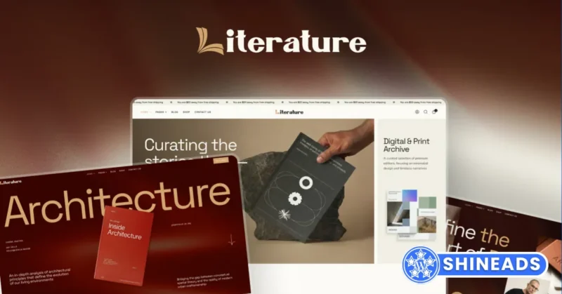 Literature – Bookstore WordPress Theme Free Download 1.0.0