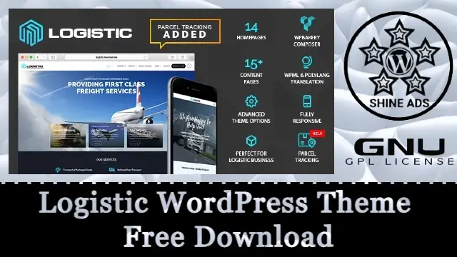 Logistic WordPress Theme Free Download v9.1