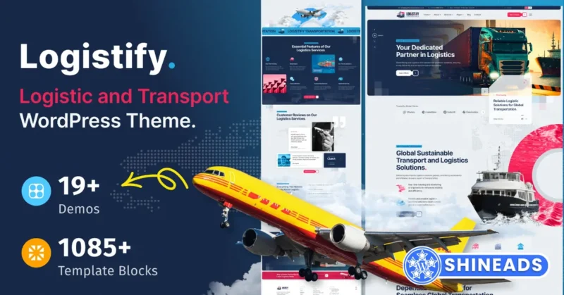 Logistify – Transportation & Logistics WordPress Theme Free Download 1.0.1