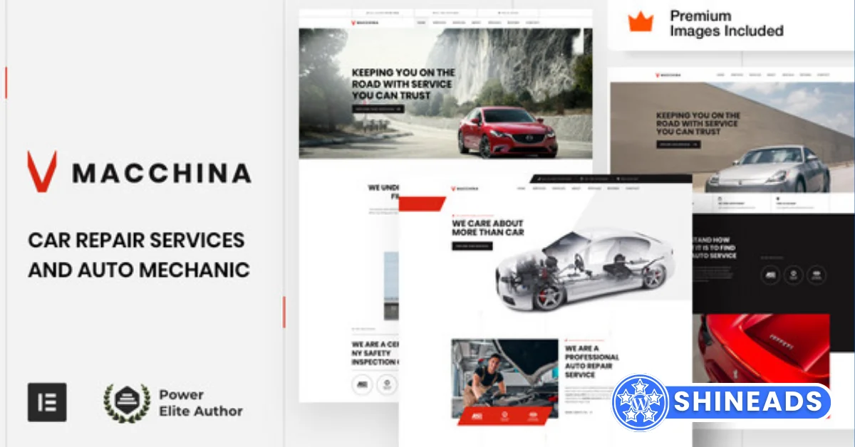 Macchina – Auto Repair WordPress Free Download v37
