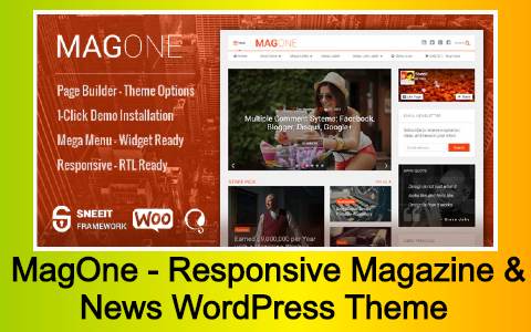 MagOne WordPress Theme Free Download v9.1