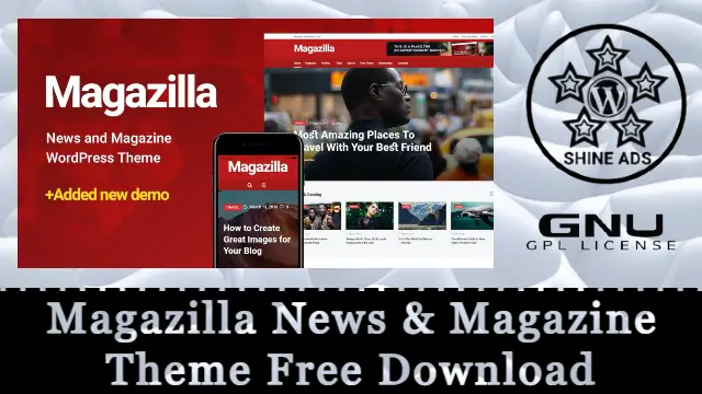 Magazilla News & Magazine Theme Free Download v1.2.7