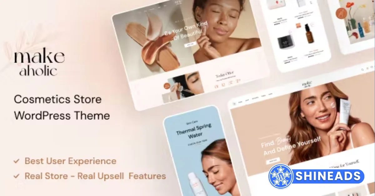 Makeaholic Theme – Beauty Cosmetics WordPress Theme Free Download v1.9.1