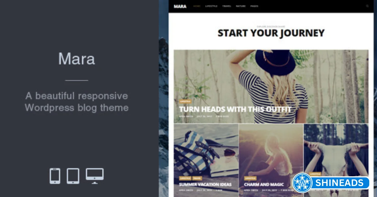 Mara – Photo Blog WordPress Theme  Free Download v2.5.6