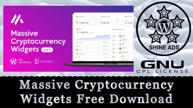 Massive Cryptocurrency Widgets Free Download v3.3.1