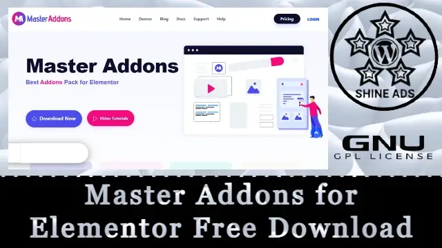 Master Addons for Elementor Free Download v2.0.7.6
