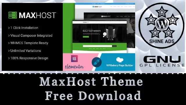 MaxHost Theme Free Download v9.10.2