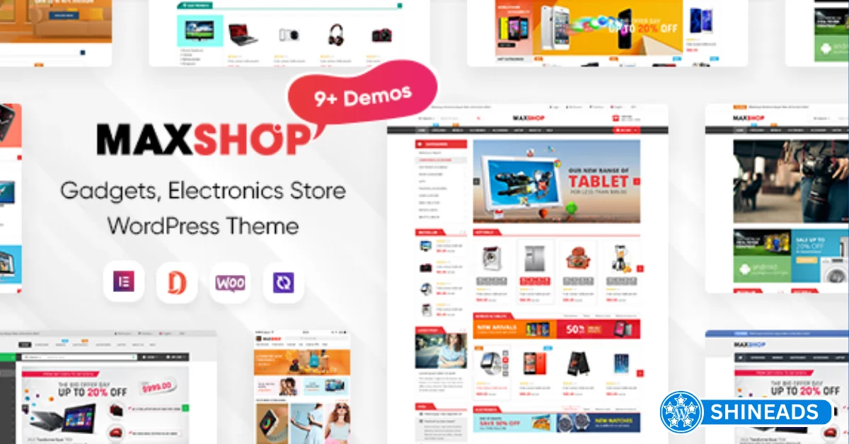 Maxshop Theme – Multi-Purpose Responsive WooCommerce Theme Free Download v3.6.24