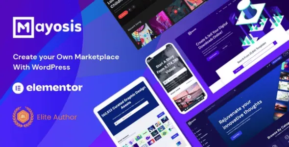 Mayosis WordPress Theme Free Download v5.4.7