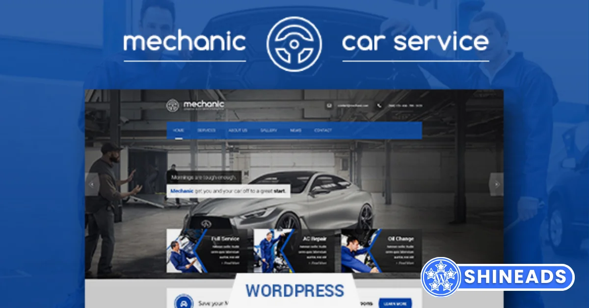 Mechanic Theme – Car Service & Workshop WooCommerce WordPress Theme Free Download v1.0.3