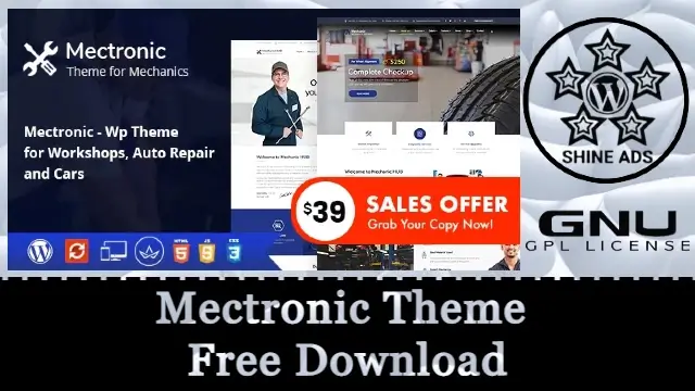Mectronic Theme Free Download v2.0