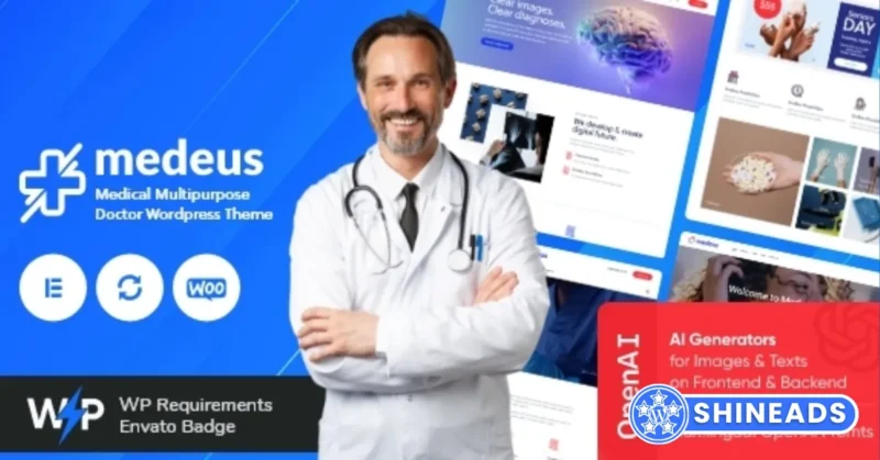 Medeus – Medical WordPress Theme Free Download v1.21.0