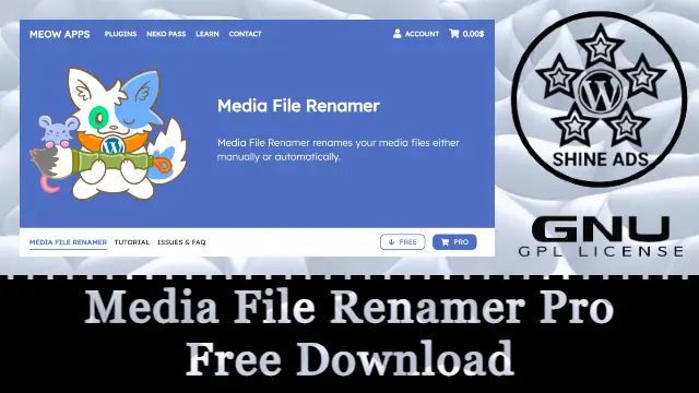 Media File Renamer Pro Free Download v6.2.5