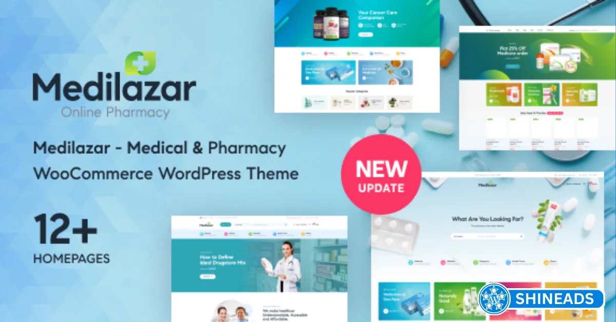 Medilazar Theme – Pharmacy Medical WooCommerce WordPress Theme Free Download v1.3.2
