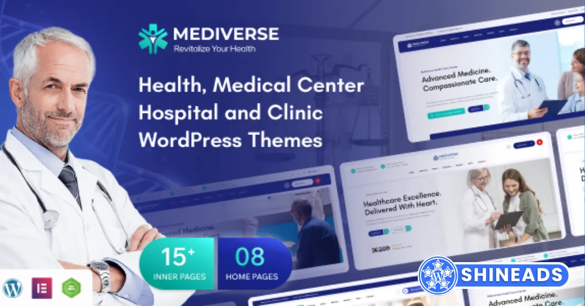 Mediverse – Health Medical Clinic WordPress Theme Free Download v1.0.0