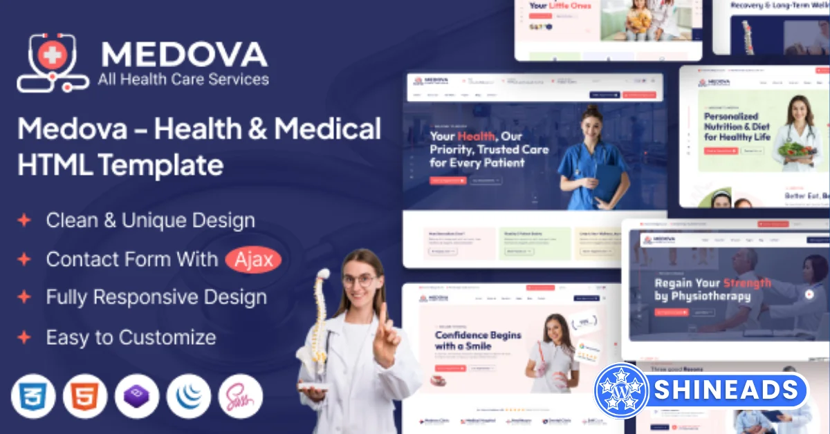 Medova Theme – Health & Medical WordPress Theme Free Download v1.4.0