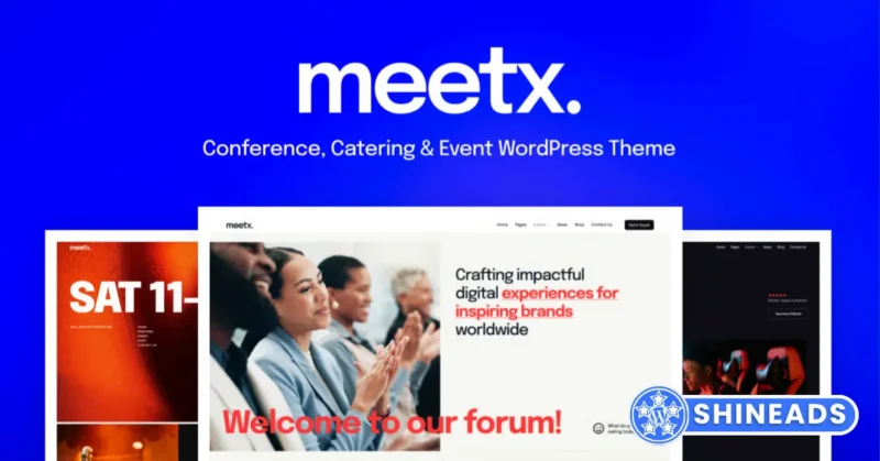 Meetx – Conference, Catering & Event WordPress Theme Free Download 1.3.0
