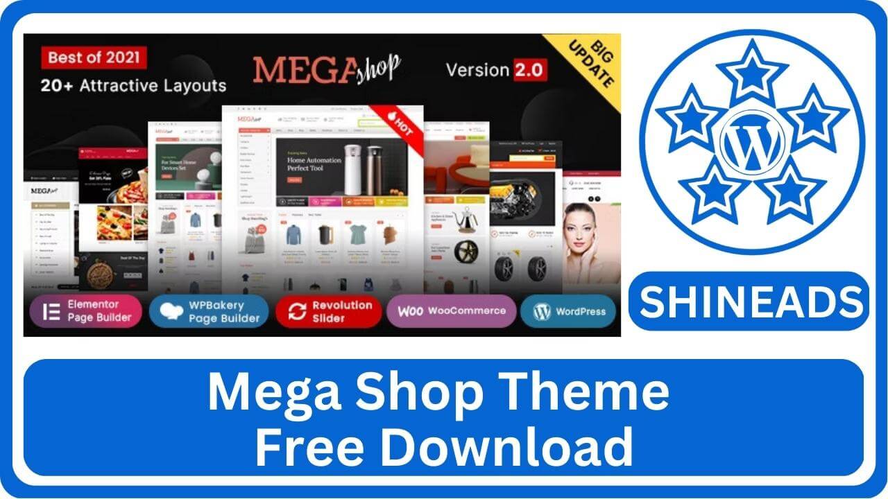 Mega Shop Theme Free Download v1.2
