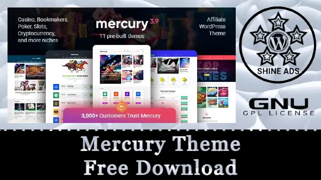 Mercury Theme Free Download v3.9.1