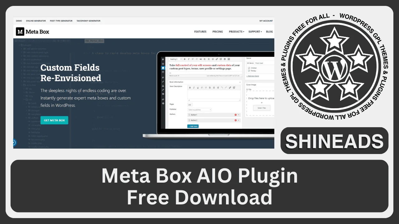 Meta Box AIO Plugin – Core Plugin  Free Download v3.7.1