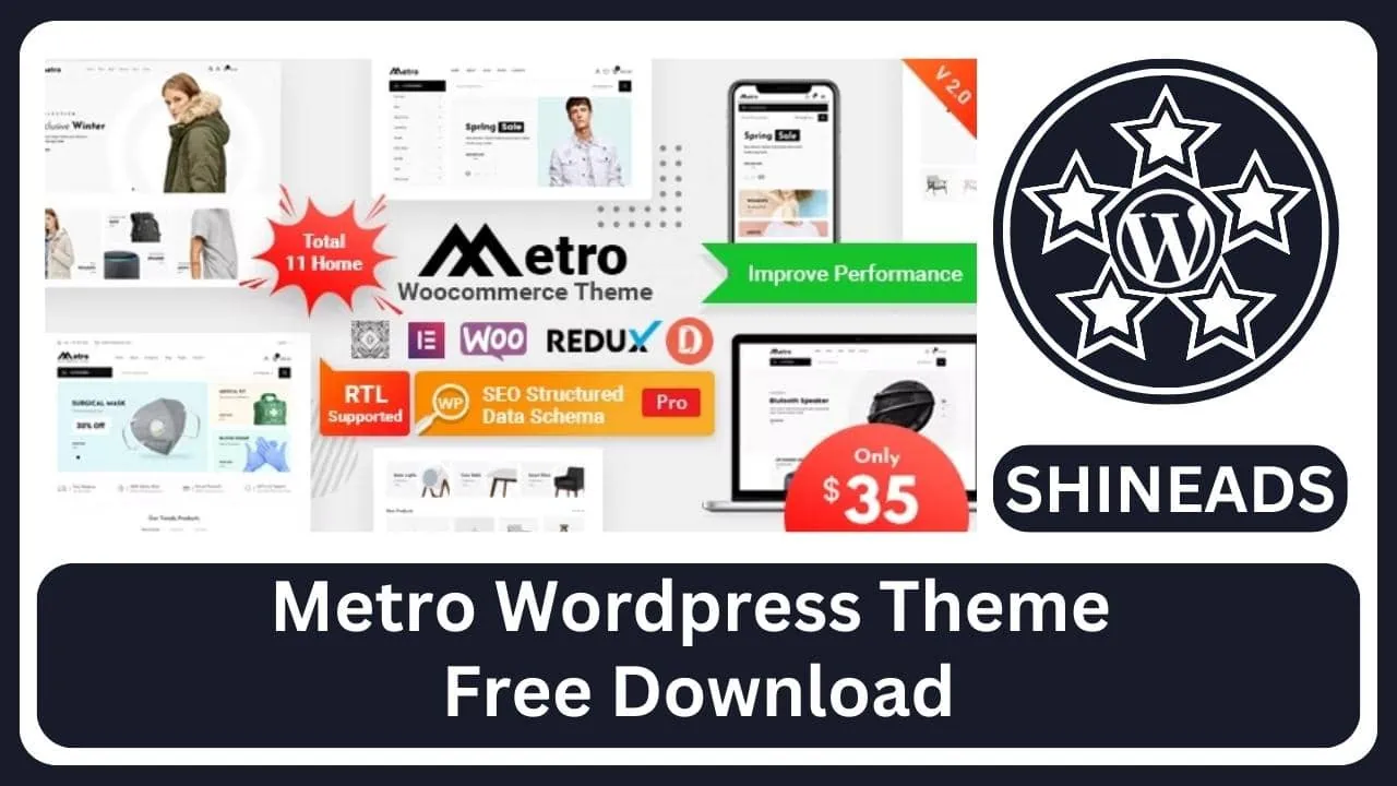 Metro WordPress Theme Free Download v2.13