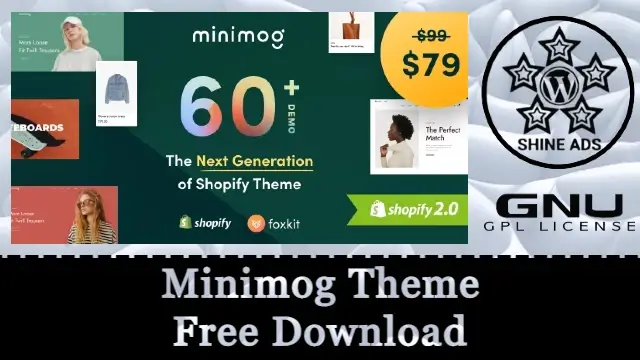 Minimog Shopify Theme Free Download v5.7.0