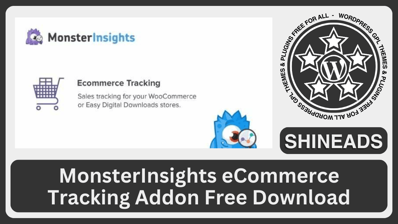 MonsterInsights eCommerce Tracking Addon Free Download v8.6.0