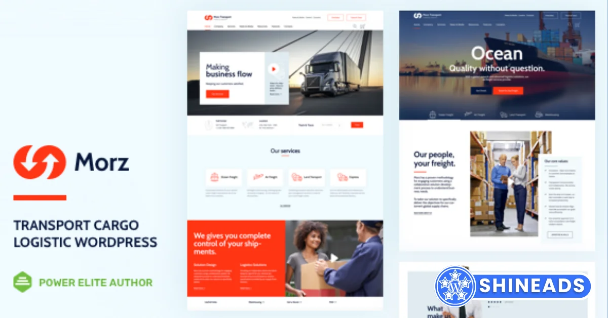Morz Theme – Transportation WordPress Theme Free Download v37
