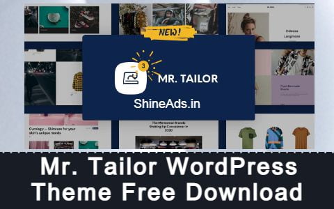 Mr. Tailor WordPress Theme Free Download v3.8