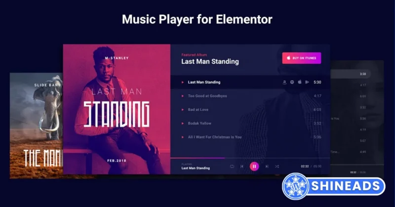 Music Player for Elementor Free Download 2.5