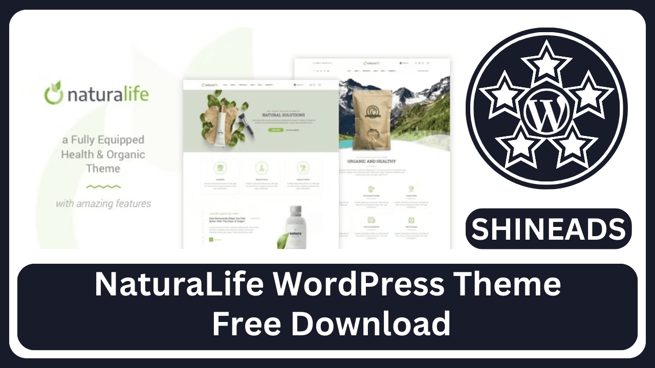 NaturaLife WordPress Theme Free Download v2.2